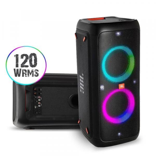 Caixa de Som JBL Partybox 300 Portátil Bluetooth 120 Watts - Preta