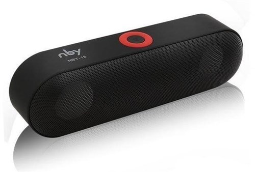 Caixa de Som Mini Speaker Portátil Bluetooth Aux Usb (Preto)