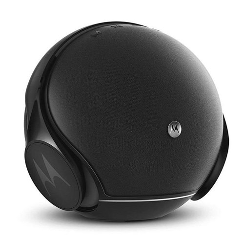 Caixa de Som Motorola Sphere Plus 2 em 1 Bluetooth Estéreo com Fone de Ouvido - Preto