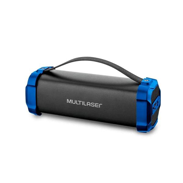 Caixa de Som Multilaser SP350 Bazooka 50W Bluetooth Rádio FM Entrada para Pendrive USB Micro SD AUX