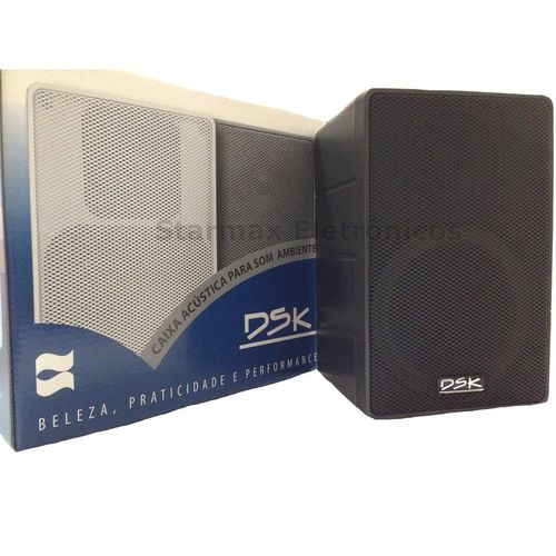 Caixa de Som Musica Ambiente DSK 65w Preta