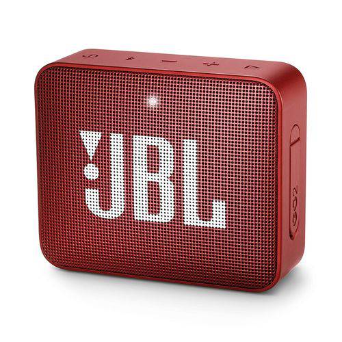 Caixa de Som Portátil Jbl Box Go 2 - 3w Rms - Vermelho, Bluetooth, à Prova D'água