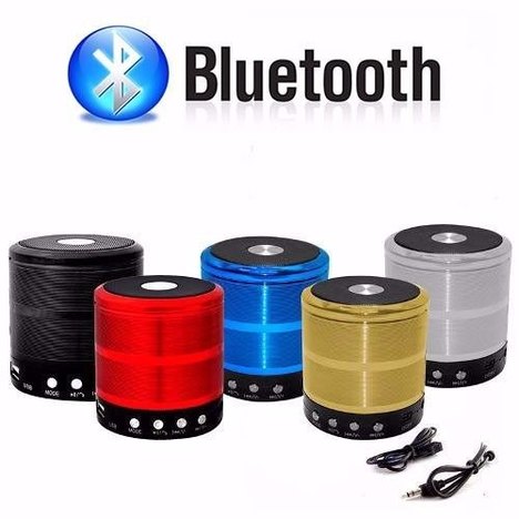 Caixa de Som Portátil Mini Speaker Kts-887 Bluetooth