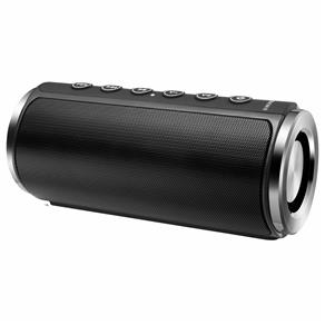 Caixa de Som Portátil Mondial Vibe One Speaker SK-02 com Bluetooth, Entrada USB e Micro SD Preta - 20W