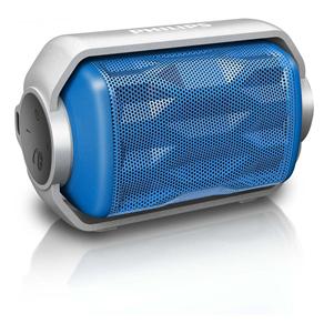 Caixa de Som Portátil Philips BT2200 com Bluetooth e à Prova D'água - Azul