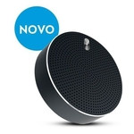 Caixa De Som Speaker Estereo Metalico Bluetooth Elsys- Cinza