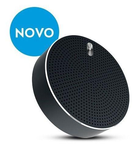 Caixa De Som Speaker Estereo Metalico Bluetooth Elsys- Cinza