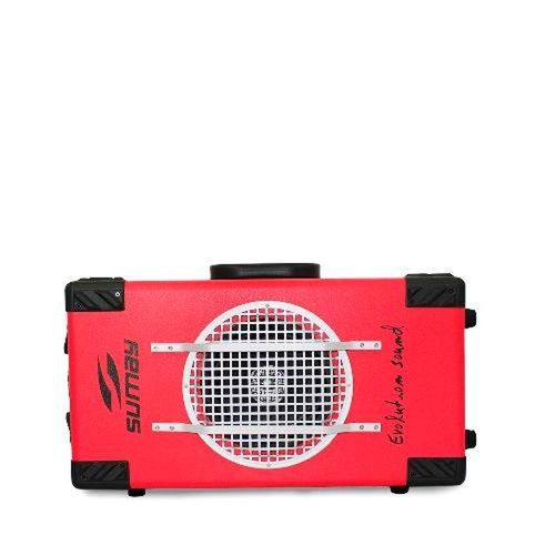 Caixa de Som Vermelho 60w C/Usb, Sd/Mmc, Rádio Fm, Aux e Bluetooth Sumay Sm-Cap