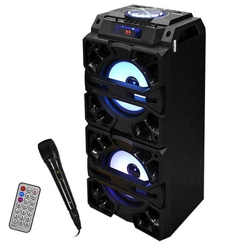 Caixa Karaoke Roadstar Rs-3152cx Bivolt/30w Rms com Usb/bluetooth/slot Micro Sd - Preta