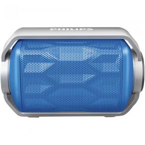 Caixa Multimídia 2,8W Philips Wireless/Bluetooth/Microfone/Prova D`Água Bt2200A/00 Azul