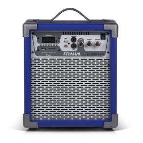Caixa Multiuso Frahm LC250 APP 60W RMS Azul - Bluetooth / Rádio FM / USB / SD / AUX - - Bivolt