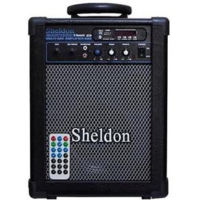 Caixa Multiuso Sheldon MAX 1000 Preta, Bluetooth, 15W