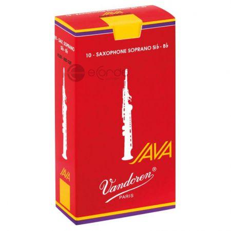 Caixa Palheta Sax Soprano - VANDOREN JAVA RED - 2.5