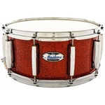 Caixa Pearl Masters Maple Complete Vermillion Sparkle 14x6,5¨ Thin Shell EvenPly-Six