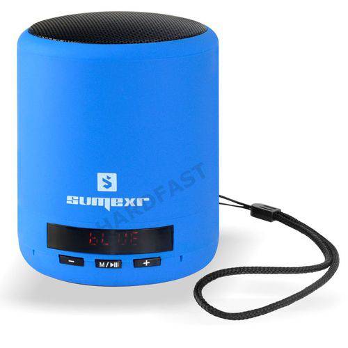 Caixa Som Bluetooth Favix SumeXR A1 Sem Fio Fm Super Bass Usb 5W Sd Auxilar Azul