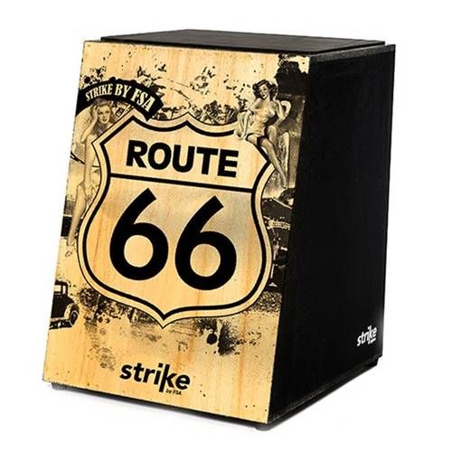 Cajon Acústico 12 Fios Strike Route 66 Sk4010