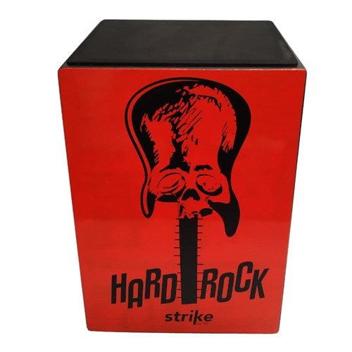 Cajon Acústico Inclinado Strike Sk4020 Hard Rock Vermelho - Fsa