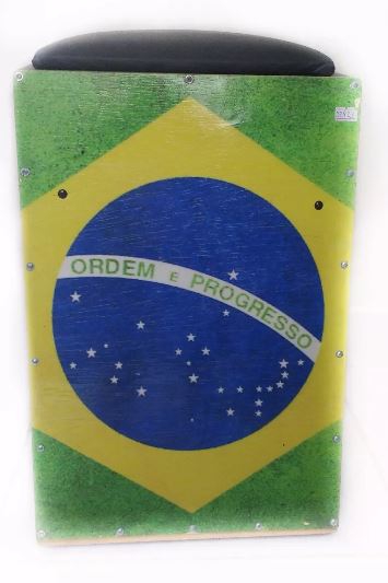 Cajon Arubata Elétrico Bandeira do Brasil