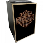 Cajon Acústico Inclinado Profissional K2 Cor-007 Harley Davidson Jaguar