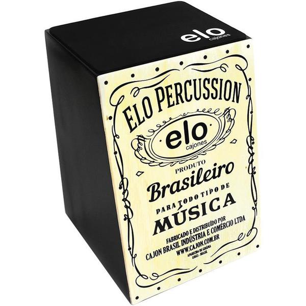 Cajon Percussion Elo El505 Natural Acústico