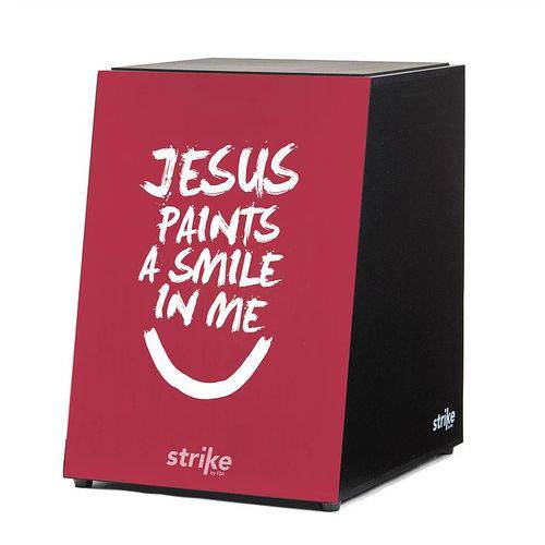Cajon Strike Acustico Sk4014 Jesus Smile