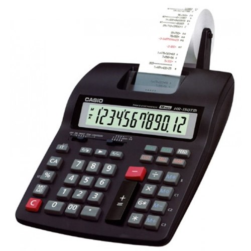 Calculadora Casio com Impressão, 12 Dígitos, HR-150TM