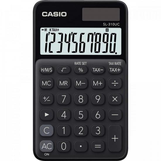 Calculadora Casio de Bolso 10 Dígitos Preta CASIO