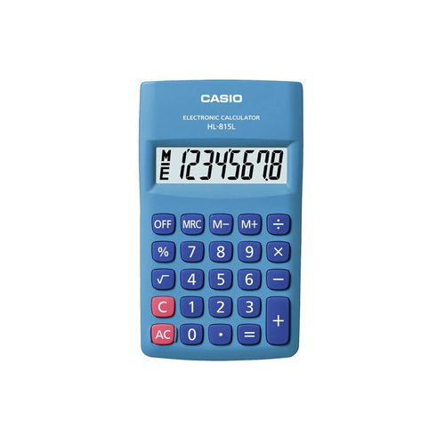 Calculadora Casio Hl 815l Azul