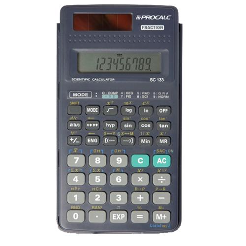 Calculadora Científica 10 + 2 Dígitos 139 Funções - SC133 - Procalc