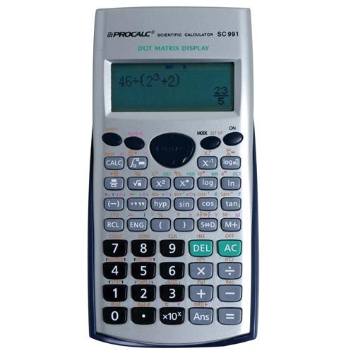 Calculadora Científica 10 + 2 Dígitos 403 Funções - SC991 - Procalc