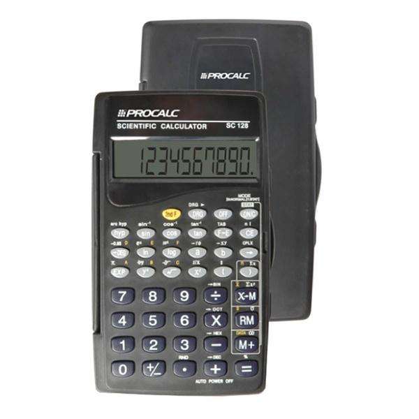 Calculadora Cientifica 10 Dígitos 56 Funções Sc128 Procalc