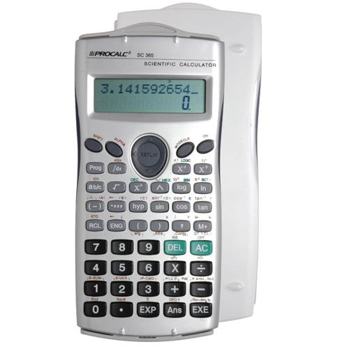 Calculadora Científica 10 + 2 Dígitos 279 Funções - SC365 - Procalc