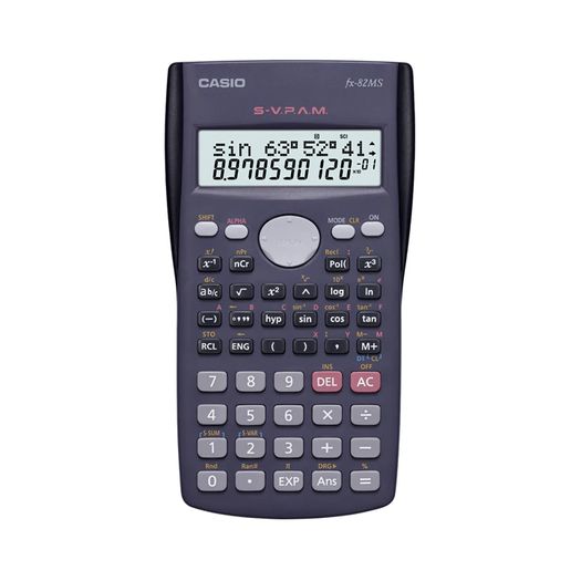 Calculadora Cientifica 240 Funcoes Cinza (Fx-82ms-Sc4-Dt) - Casio