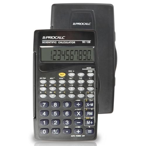Calculadora Científica 8 + 2 Dígitos 56 Funções - SC128 - Procalc