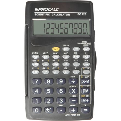 Calculadora Cientifica 8 Dígitos + 2 - Sc128 56 Funções Procalc