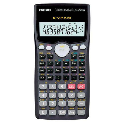 Calculadora Científica Casio FX-570MS com 401 Funções