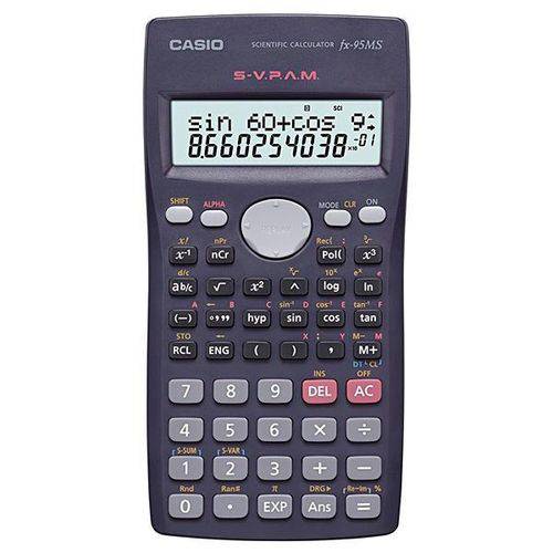 Calculadora Científica Casio Fx-95MS com 244 Funções - Preto