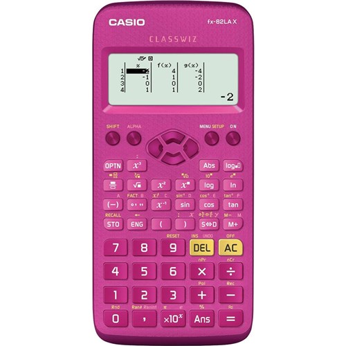 Calculadora Científica com 274 Funções - Fx-82Lax-Pk - Casio (Rosa)