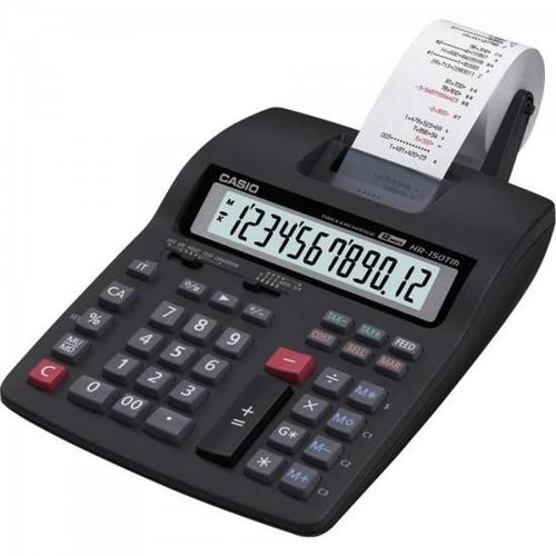 Calculadora com Bobina 12 Dígitos HR150TM Preta Casio