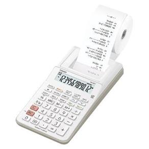 Calculadora com Bobina, Acompanha a Fonte de Alimentação Hr-8Rc-Bk-B-Dc Display 2.0 Branca