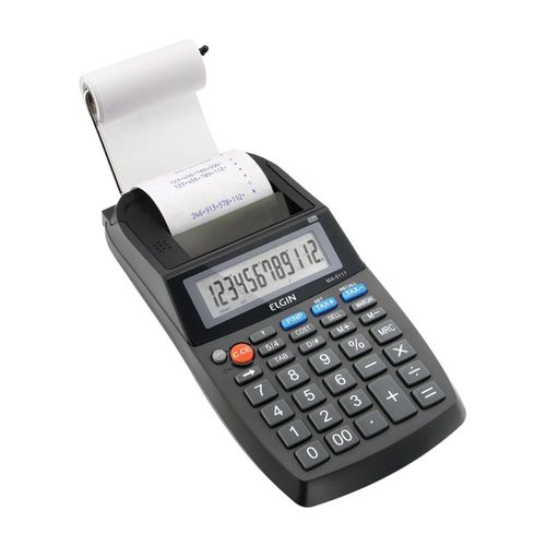 Calculadora Compacta com Bobina 12 Dígitos Ma-5111
