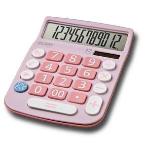 Calculadora de 12 Dígitos Rosa MV-4130 - Elgin