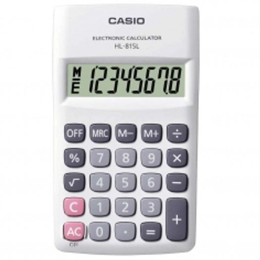 Calculadora de Bolso 8 Digitos Branca (Hl-815l-We-S4-Dp) - Casio
