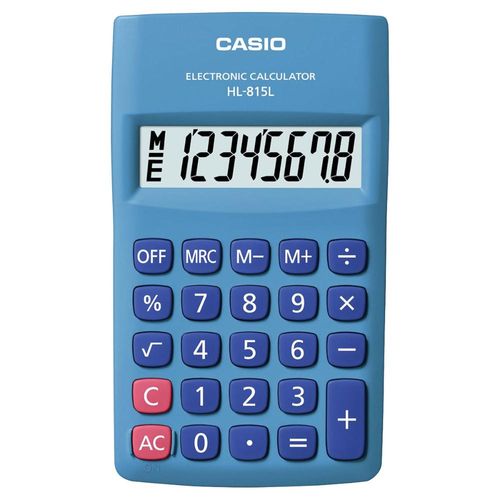 Calculadora de Bolso 8 Dígitos Hl-815l-bu-s Azul
