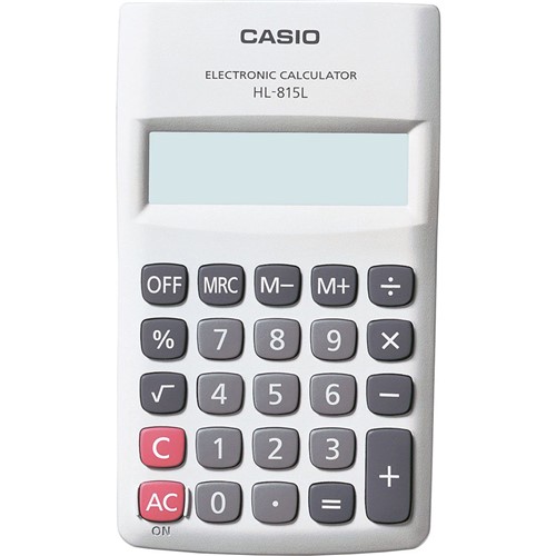 Calculadora de Bolso 8 Dígitos - Hl-815L-We-S4-Dp - Casio (Branca)