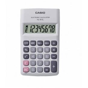Calculadora de Bolso Casio, 8 Dígitos, Branca - HL815L