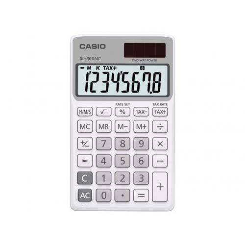 Calculadora de Bolso Casio 8 Dígitos Sl-300nc-we - Branca