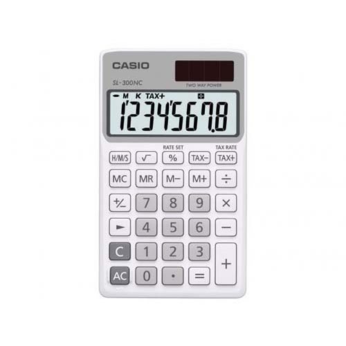 Calculadora de Bolso Casio 8 Dígitos Sl-300nc-we - Branca
