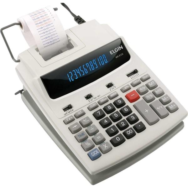 Calculadora de Impressao 12DIG.BOB.58MM Bivolt Cinza (7897013514166) - Elgin