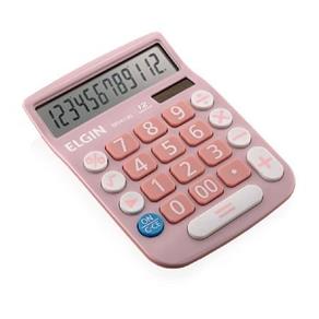 Calculadora de Mesa 12 Dígitos Mv-4130 Rosa